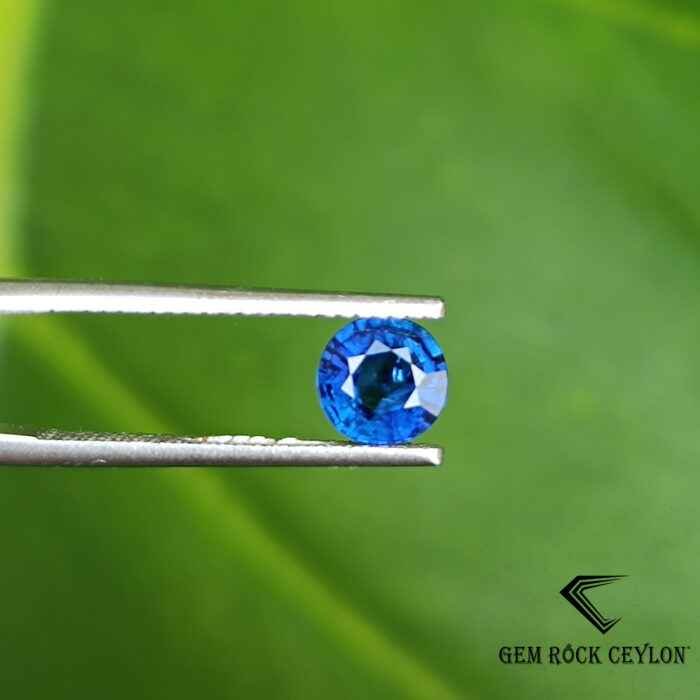 Heated Round Blue Sapphire