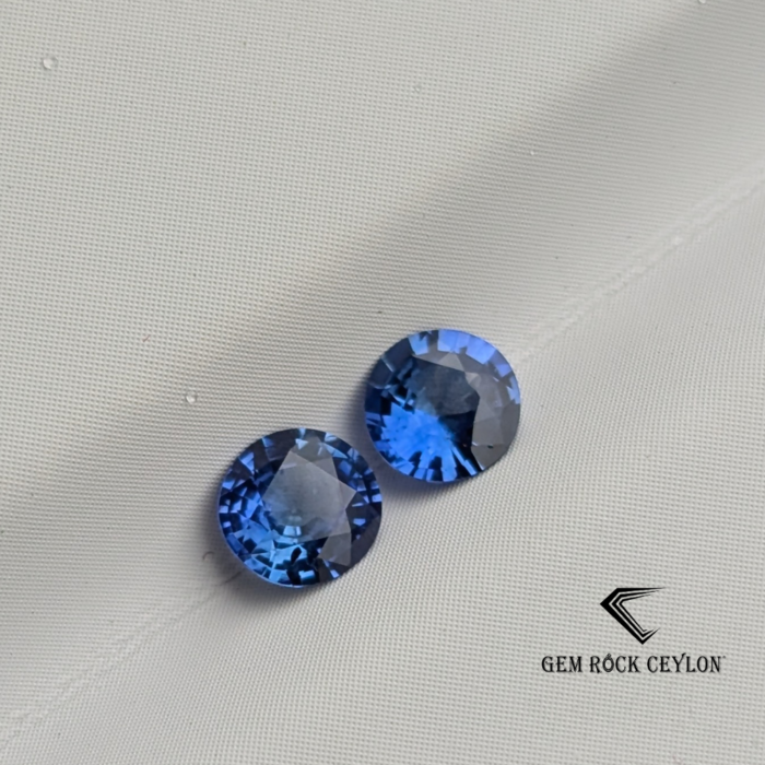 Natural Blue Sapphire Pair - Image 2