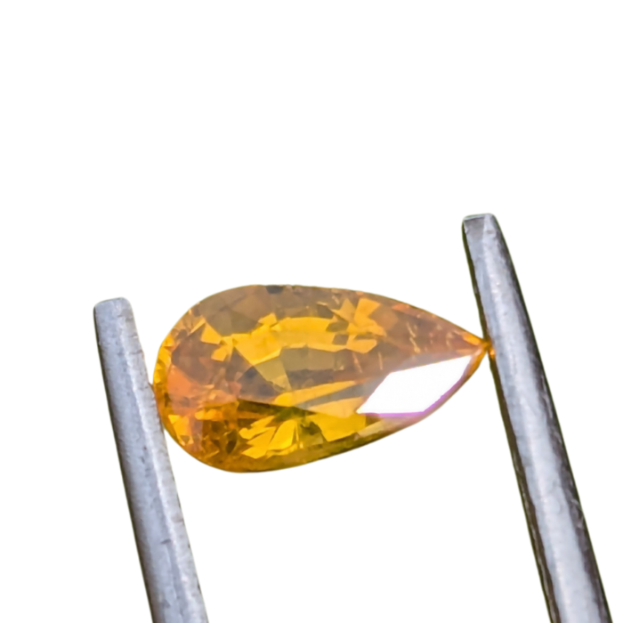 radiant natural yellow sapphire