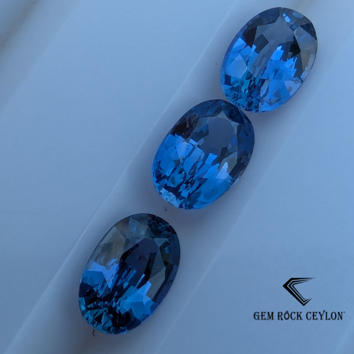 Natural Blue Sapphire Set - Image 4