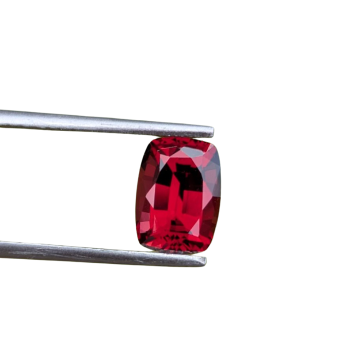 Natural raspberry red garnet