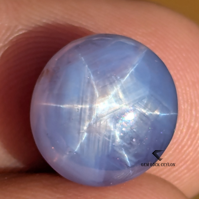 natural purple star sapphire - Image 3