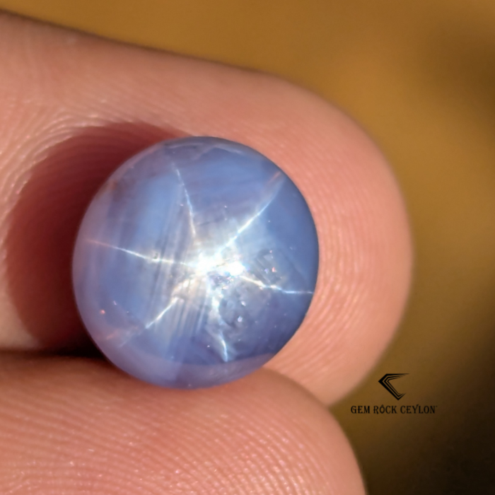 natural purple star sapphire - Image 2