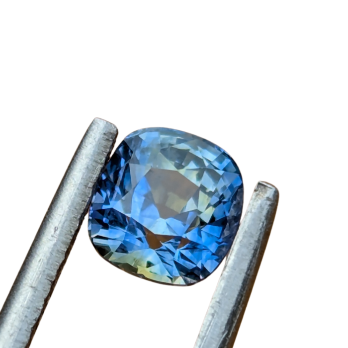 natural bicolor sapphire