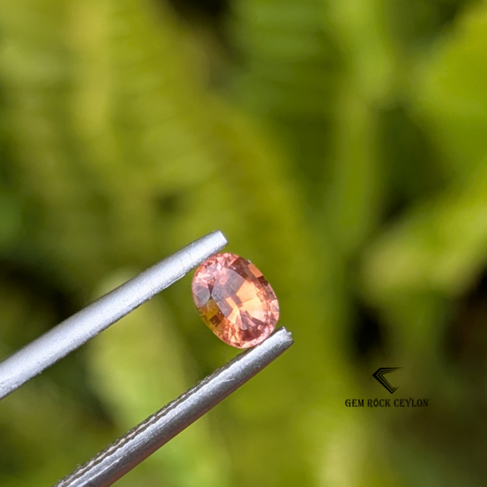 heated Padparadscha Sapphire - Image 2