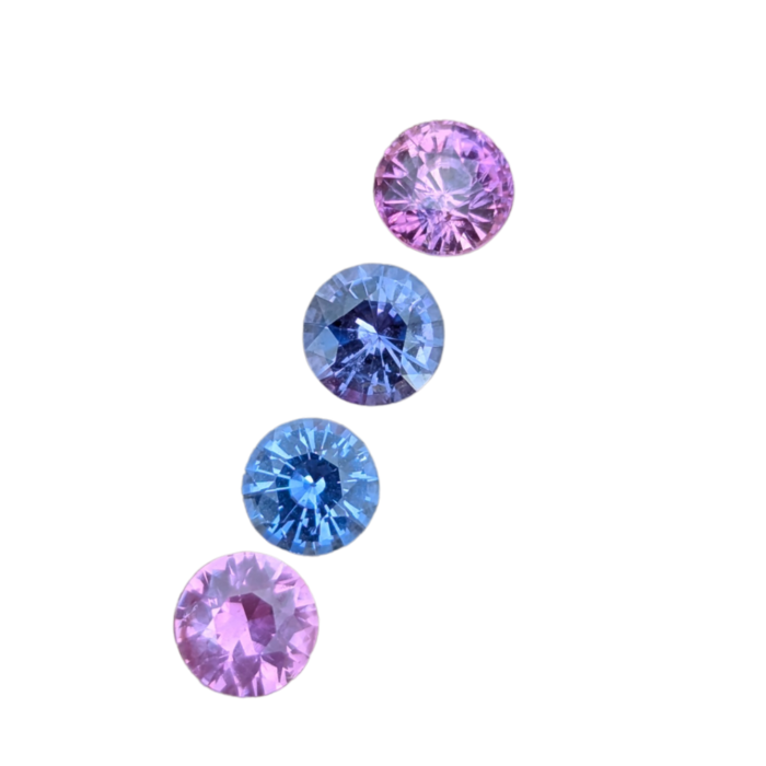 Natural sapphire parcel