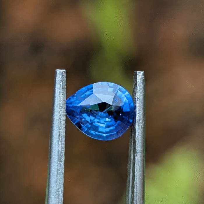 Natural Cornflower Blue Sapphire - Image 2